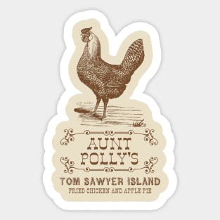 Aunt Polly's on Tom Sawyer Island Sticker